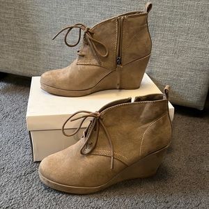 Dolce Vita Wedged Ankle Booties